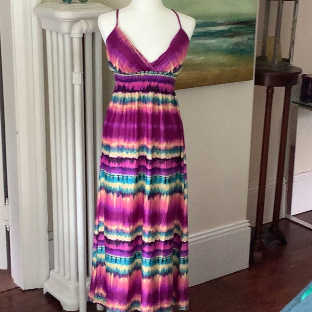 Multicoloured maxi dress